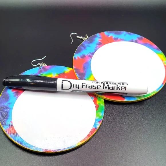 Writable Earrings - Picture 1 of 8